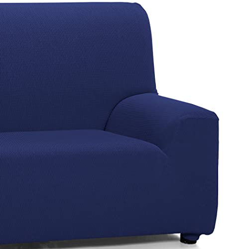 Canapé 4 places de 240 à 270 cm : housse de protection extensible bleu marine - 4