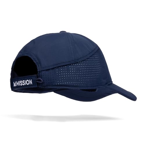 Image of MISSION Cooling Summit Hat - Unisex Baseball Cap - Lightweight & Adjustable - Cools Up to 2 Hours - UPF 50 Sun Protection
