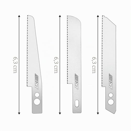 Miniatura 2 de Abest Cuchillas De Sierra De Mano De Repuesto, Mini Cuchillo Para Manualidades, Cuchillo De Modelismo, Microcuchillo, Hojas De Sierra Para Cortar Ramas Y Eslabones De Árboles 12