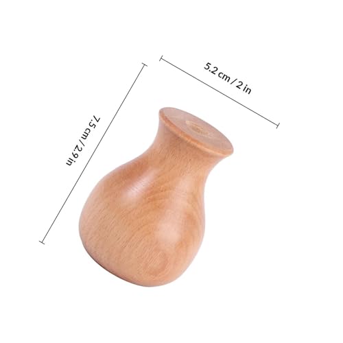 Jarrones para flores de escritorio en madera para decoracion hogar 3