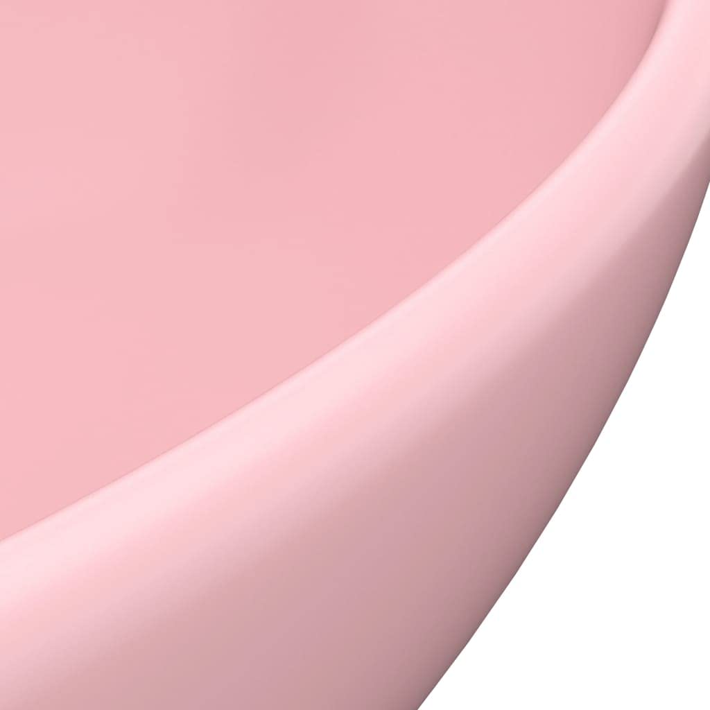 Generico Lavandino Lusso Ovale Rosa Opaco 40x33 cm in Ceramica,Articoli di ferramenta,Prodotti Idraulici,Articoli Idraulici,Lavandini,Lavandini bagno-146922