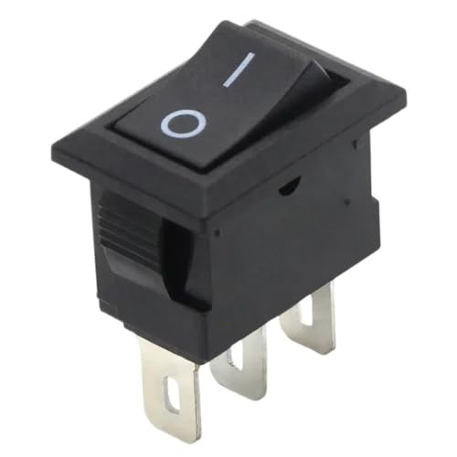 Interruptor manillar motocicleta KCD11 de 2 posiciones y 3 pines mini arrancador de motos AC