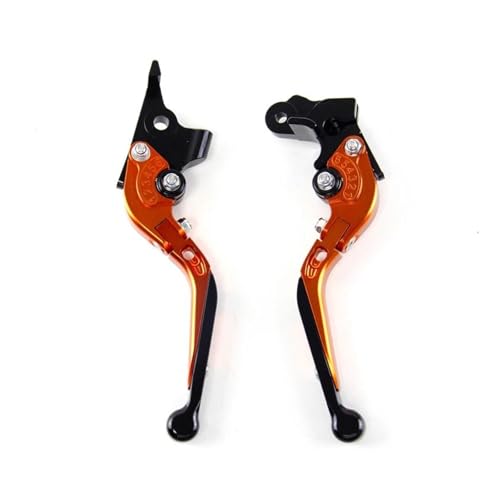 Motorrad-Kupplungsbremshebel Grifftrommelhebel Für Yamaha Benelli 302S 2019 Motorrad Verstellbar Klappbar Ausziehbar Hebel (Orange)