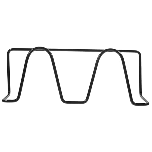 HOLIDYOYO Shelf Shoe Rack Organizer Washroom Slipper Holder Wall Mounted Bathroom Holders Shoe Drying Rack Shoe Shelves for Wall Shoe Storage Wall Mounted Shoes Hanging Small Iron Black