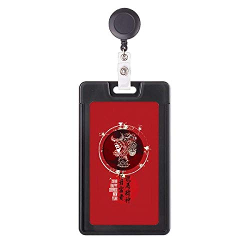 Funda retráctil para tarjetas con estampado floral alegre
