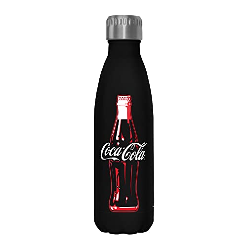 Coca-Cola Logo - Botella de agua de acero inoxidable de 17 onzas, multicolor