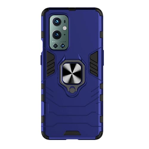 Image of amazon basics Basic Case for OnePlus 9 Pro 5G (Polycarbonate, Thermoplastic Polyurethane Deep Blue)