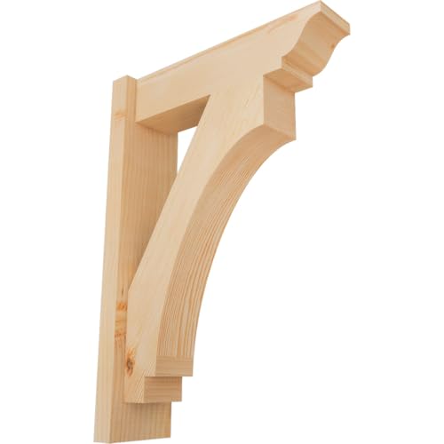 5 1/2"W x 18"D x 26"H Imperial Smooth Traditional Outlooker, Douglas Fir