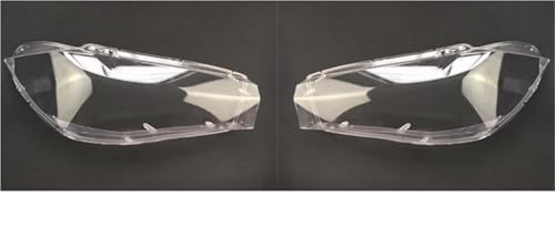 Lentilles pour phares avants avec couvercle transparent de voiture pour BMW X5 X6
