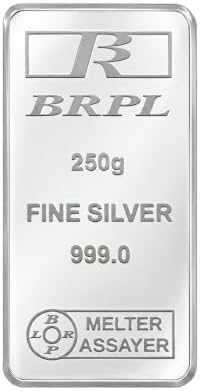 Bangalore Refinery 999 Purity Silver Bar 250 Gram
