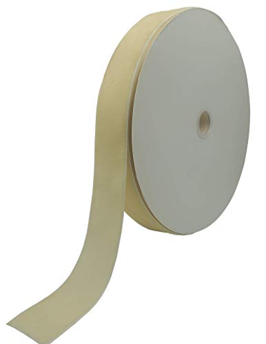 Image of 10 Yards Velvet Ribbon Spool (Beige, 1 1 /2 inch)