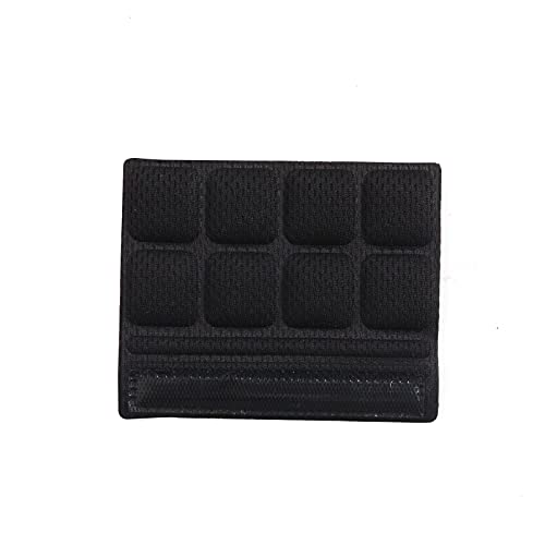 PAXLAMB Helmet Chin Padding Kit 4PCS Bicycle Replacement Universal Foam Pads Chin Set Helmet Cushions for Bike Cycling Motorcycle Helmet (Black 4pcs J) - Image 2