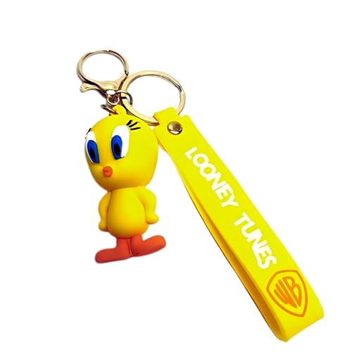 Image of Cute 3D Keychain | Keyring & Quirky Bag Charm | Hard Silicone, Unbreakable | Travel Essential | Kids Friendly | Strap & Bag Hook