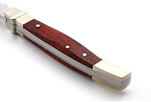 Laser Engraved Slim Personalized Pocket Knife | Small in Size Big on Quality and Design | Perfect Carrying Pocket Knives Gift For Groomsmen Father's Day, Husband - Closed 3.5 Inches