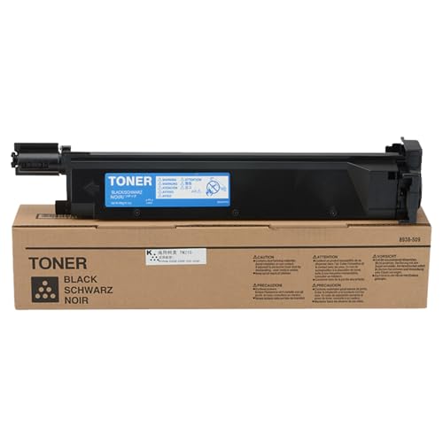 TLCGQF TN214 Repuestos Copiadora, Compatible Konica Minolta Bizhub C200 C200E C210 C7720 Cartucho Toner Color Con Chip 24000 Páginas,Negro