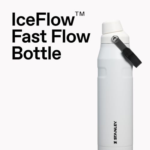 Image of Stanley IceFlow Fast Flow Water Bottle 36 oz | Angled Spout Lid | Lightweight and Leakproof for Travel and Sports | Insulated Stainless Steel | BPA-Free | Twilight
