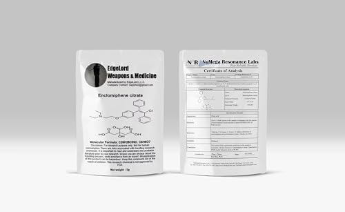 EdgeLord Enclomiphene Citrate Research Chemical 5g Pack for Laboratory Analysis