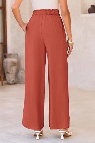 Image of PRETTYGARDEN Women's Palazzo Wide Leg Work Dress Pants