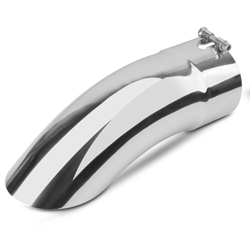 Image of Vurkcy 5 inch Inlet Curved Exhaust Tip, 5 inch Outlet 15 inch Overall Length