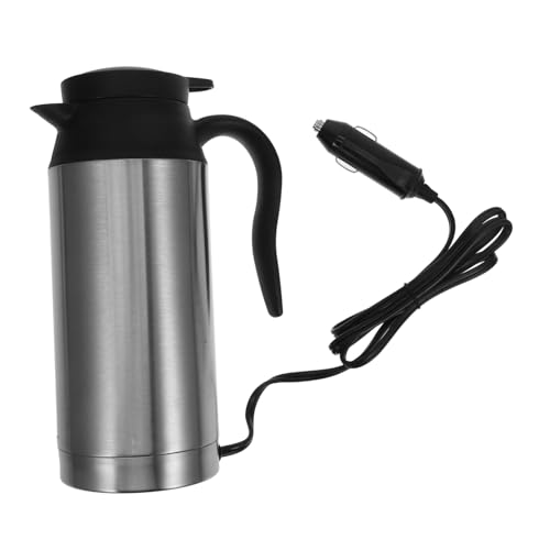 Amosfun Hervidor Eléctrico Portátil Inoxidable Camiones Gran Capacidad Agua y Bebidas