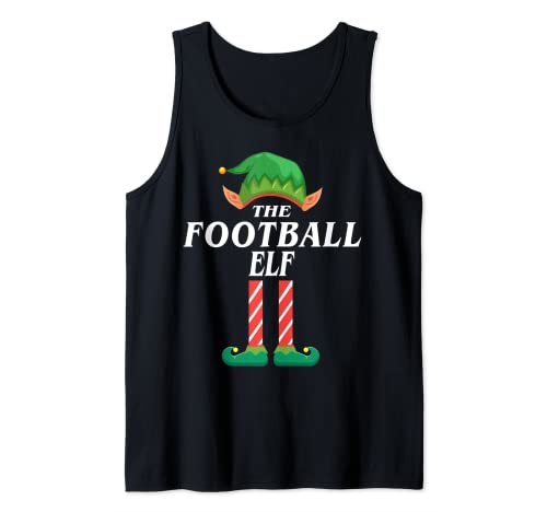 Football elf christmas pajamas for family matching sets elf Camiseta sin Mangas