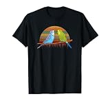 Parakeet Retro Budgies Parakeet T-Shirt