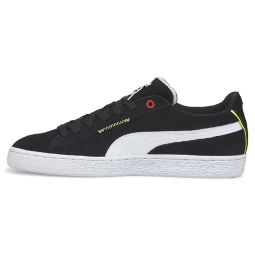 PUMA Mens Suede Displaced Lace Up Sneakers Shoes Casual - Black - Size 8.5 M3