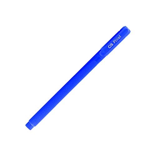 Caneta Pixel Blister com 3 Cis CIS, Azul, Preta e Vermelha, pacote de 3