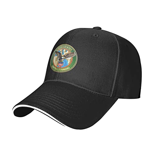 Gorra unisex ajustable estilo cowboy negra miniatura 2
