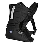 Chicco EasyFit Porte-b&eacute;b&eacute; ergonomique de 0 mois &agrave; 9 kg, sac &agrave; dos facile &agrave; utiliser pour porter le b&eacute;b&eacute; face aux parents, avec fixation pour la t&ecirc;te et le cou, noir