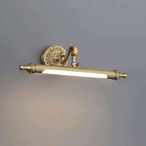 Wall Light Adjustable Mirror Light Brushed Brass LED Vanity Wall Lighting Bathroom Cabinet Waterproof Wall Sconce