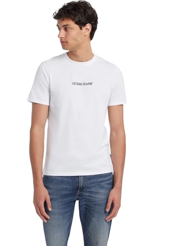 Guess M4YI52 K8HM0 Camisetas Manga Corta Hombre Blanco - 3