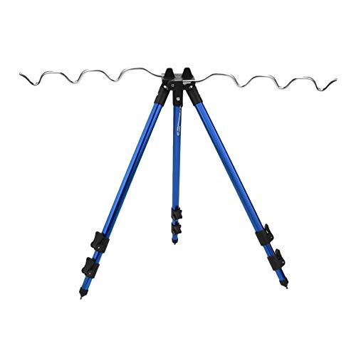 Tripé Telescópico, Andoer Suporte para tripé para varas de pesca Suporte telescópico para vara de pe