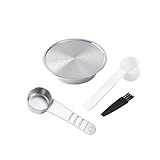 Kompatibel Mit Der Wiederverwendbaren Kapselkaffeemaschine Philips Senseo HD7801, Umweltfreundlich, Nachfüllbar, Espresso-Pod, Crema-Filter(1Capsule)