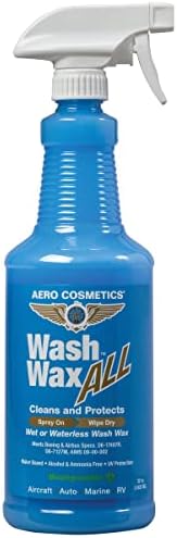 Aero Cosmetics Waterless Aircraft Quality Car Wash Wax for your Car RV and Boat, 32 oz