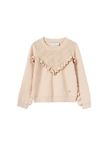 Abel & Lula Structered Sweater for Girls Beige - Main Image