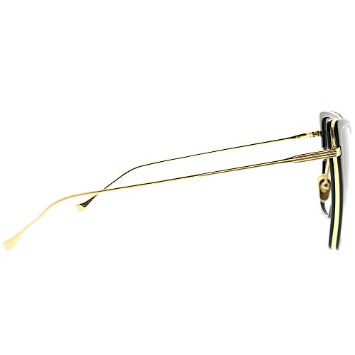 Sunglasses Dita SUNBIRD 21013 A-BLK-GLD Black18K Gold w/ Dark Grey to Clear-AR3