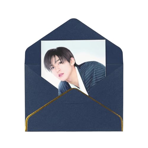 メッセージカード 目黒蓮 グリーティングカード 人気 シンプル 挨拶状 年賀状 感謝カード 金箔押し 封筒付き 多機能 レター用品 友達 家族 記念日 新年 お正月 お誕生日 贈り物 おしゃれ プレゼント