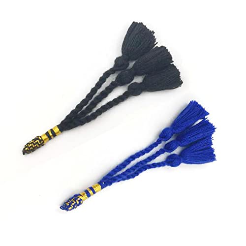 Cotton Tassel Karakosh Turkish Tassel Accessories Bag Pendant DIY tasbih Pendant (Black)