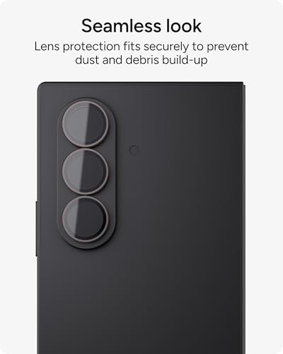 Image of ZAGG Glass Elite Anti-Reflective Samsung Galaxy Z Fold7 Camera Lens Protector - Anti-Glare Technology, Maximum Impact & Scratch Resistance, InvisibleShield, Smudge-Free Surface, Recycled Materials