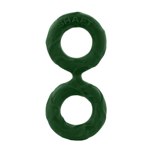 Shaft Double C-Ringâ Large Anneaux De Pénis Green 10,5 Cm