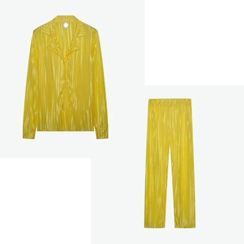 Combinaison ample jaune résolvant le manque de confort des vêtements - 2