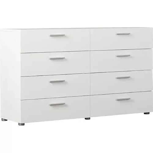 خزانة ملابس اوستن من 8 أدراج من ووديز BN34293، أبيض 70073c 1...