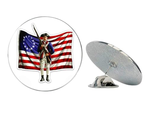 American Revolution Patriot Flag Metal 0.75