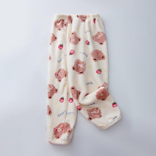 Toddler Children Pants Winter Girls Boys Trousers CartoonPrinted Fleece Warm Pants Kids Clothes under 103