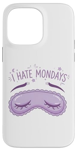 スリーピーパープル スリープマスク 天体 月曜 ママ ムード スマホケース iPhone 14 Pro Max 用