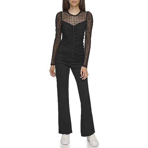 Blouse Karl Lagerfeld résolvant le manque d'originalité de vos tenues avec sa maille houndstooth