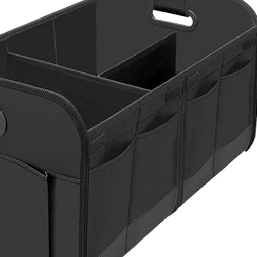 Caja de almacenamiento plegable para maletero de tela Oxford coche negro ASHATA 8