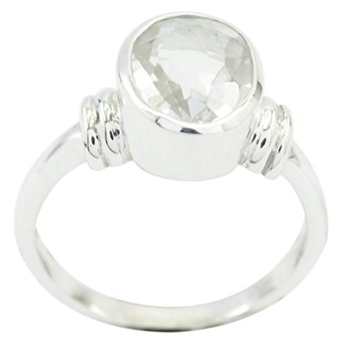 Bague blanche adorable en argent 925, le cadeau idéal
