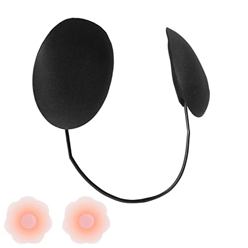 Lesome Push Up Frontless Bra Kit Wire,Deep Plunge Bra Kit Silicone Cover For Sweetheart Necklines Beige #TOP1